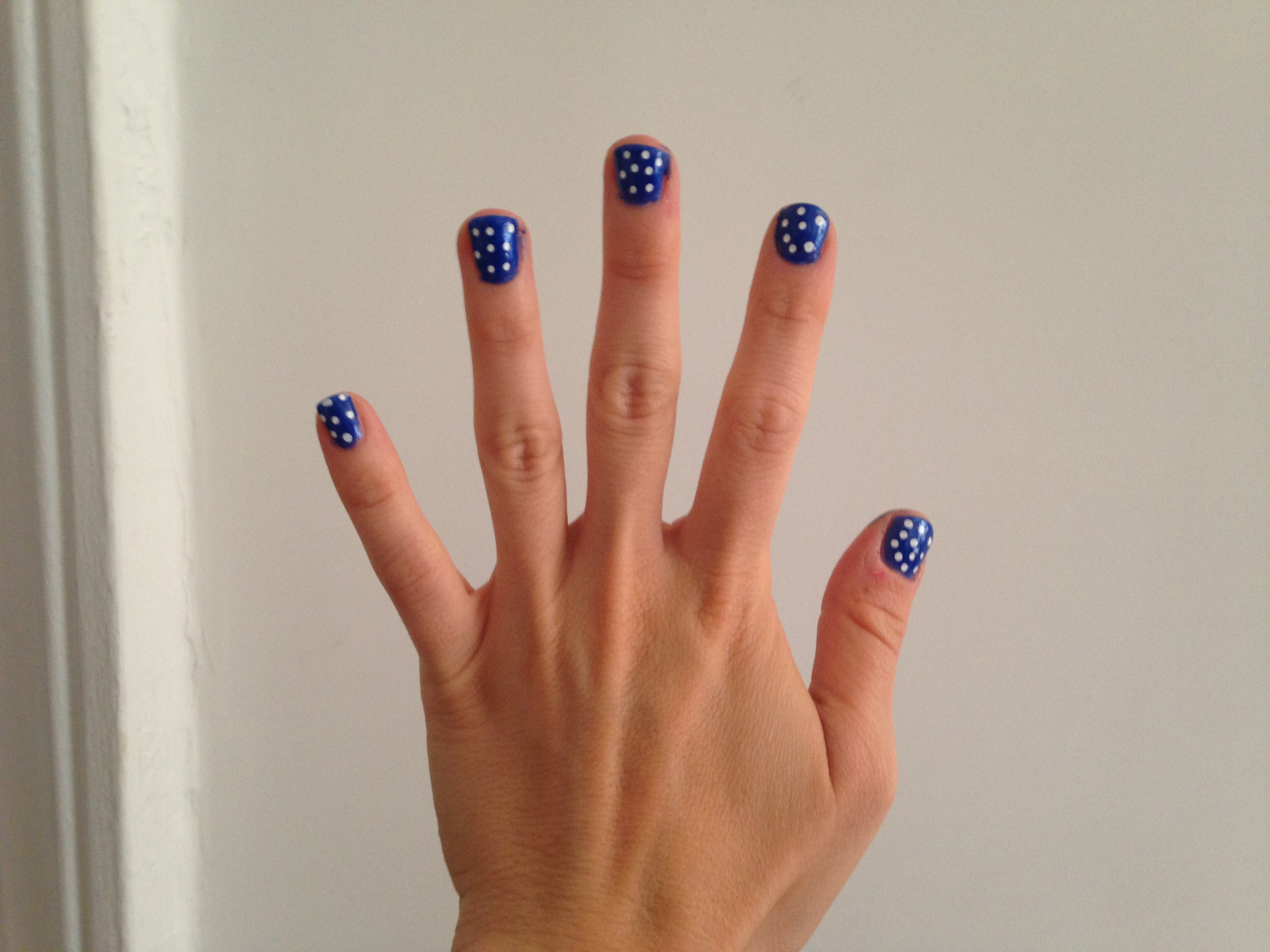 My Polka-Dot Nails! | Jill Santopolo